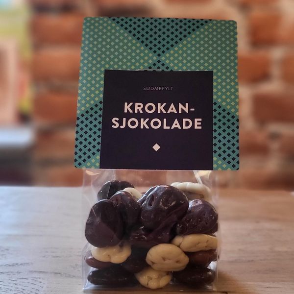 Hovedbilde Sødmefylt Krokansjokolade